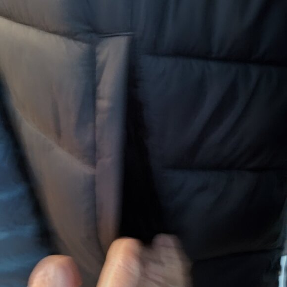 Womens Black Puffer Coat 2X - Picture 3 of 5